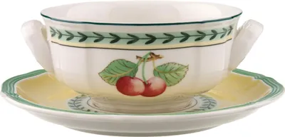 Produktbild von Villeroy & Boch French Garden Fleurence Suppentasse mit Untertasse 240 ml
