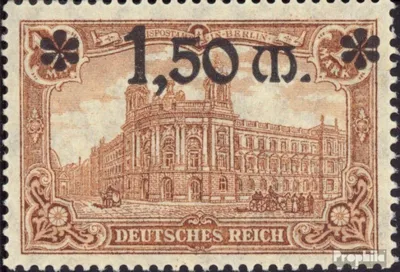 Produktbild von Briefmarken Deutsches Reich 1920 Mi 117 postfrisch Markwerte mit Aufdruck der neuen Werte