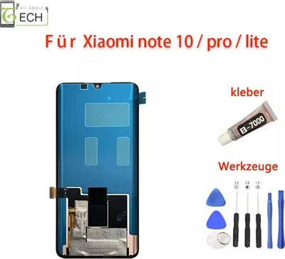 Produktbild von Für Xiaomi mi Note 10 Note 10 Pro Lite LCD Display (OLED) Touchscreen Ersatzteil