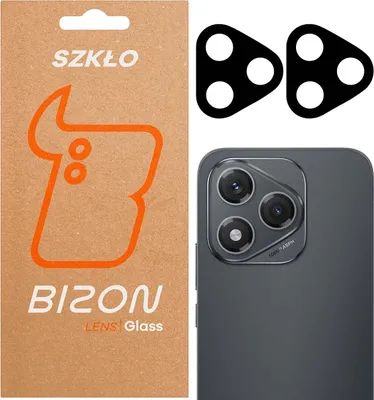 Produktbild von Gehärtetes Glas für die Kamera für Honor 400 Lite, Bizon Glass Silk Lens, 2 Stück