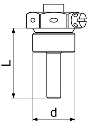 Produktbild von Schlösser Armaturen TAUCHHUELSE FUER WMZ AG1/2", BL 35MM, QN0, 6-2, 5, MESSING