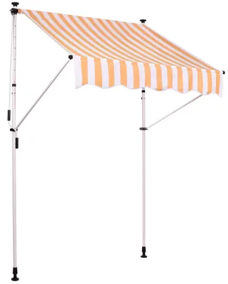Image de CLP Store à pince Westerly,blanc/jaune 350x120 cm