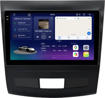 Zdjęcie produktu dla Radio samochodowe Android do Mitsubishi Outlander 2 2006-2012 Wireless CarPlay Android Auto GPS Navi 2K 128GB 9 cali 4G LTE BT Sterowanie Kierownicą