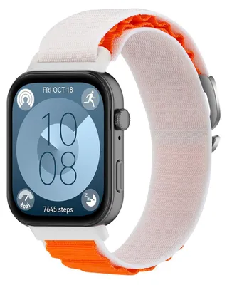 Image de Bracelet en nylon pour smartwatch Huawei Watch Fit 5 4 / Fit 5 4 Pro / 3 Outdoor Orange