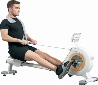 Produktbild von SPORTNOW Rudergerät für Zuhause, Magnetisches Rudergerät mit 16 Widerstandsstufen, LCD-Monitor, Rudermaschine mit Telefon-/IPAD-Halter,  für Cardio-Training, bis 150kg belastbar