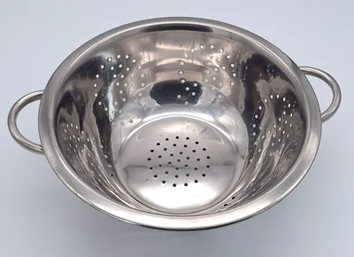 Produktbild von Küchensieb Salatsieb Edelstahl Ø 24 cm mit Griffen Sieb Abtropfsieb