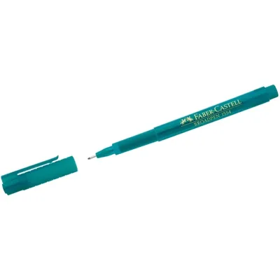 Produktbild von Faber Castell Faserschreiber Broadpen Document 0,8 türkis