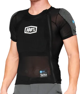 Produktbild von 100% Herren Protektorenshirt Kurzarm Tarka, Schwarz, S
