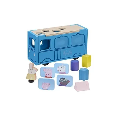 Immagine prodotto di Peppa Pig - Autobus in legno BANDAI