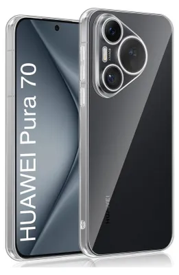 Produktbild von Schutzhülle für Huawei Pura 70 Hülle Transparent Slim Cover Clear Case