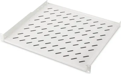 Produktbild von DIGITUS 19" Fachboden 2 HE Festeinbau Tiefe: 370 mm lichtgrau