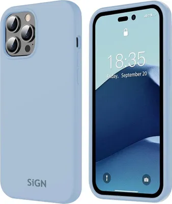 Image de Coque en silicone liquide pour iPhone 14 Pro Max - Bleu saphir