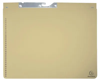 Produktbild von 25 Exacompta Hängehefter chamois