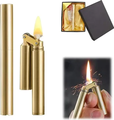 Produktbild von Nachfüllbares Jetflammenfeuerzeug aus Zinklegierung