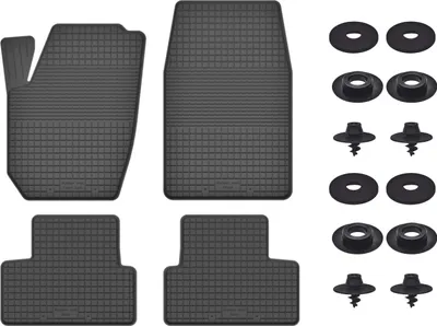 Produktbild von Gummimatten Mit Stoppern Für: Citroen Ds3 (2015-) Schwarz Set