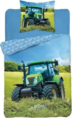 Produktbild von Pościel bawełniana świecąca w ciemności 160x200 Traktor