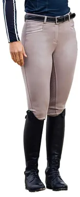 Immagine prodotto di Equitheme, collant da equitazione per donna, color beige, taglia 36. Donna, beige, taglia 36