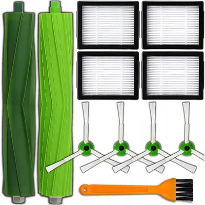 Produktbild von Zubehör-Set für iRobot Roomba E- & I-Serie – Filter, Bürsten & Rollen – Für E4 E5 E6 E7 I3 I4 I5 I6 I7 I8 J7 – Ersatzteile
