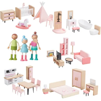 Obrázek produktu pro 2Kids Toys Sada nábytku s rodinou 5 v 1