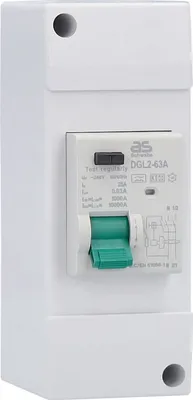 Produktbild von as-Schwabe Camping FI-Schutzschalter 25A 30mA 2-polig Typ A Selbstmontage IP44