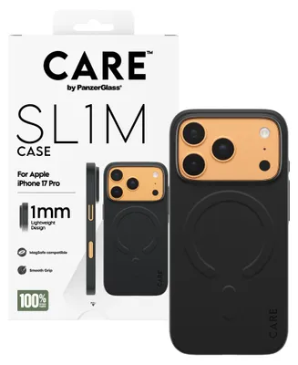 Produktbild von PanzerGlass CARE™ by ® SL1M Case Schwarz m. MagSafe iPhone 17 Pro, Cover, Apple, Apple - iPhone 17 Pro, Schwarz