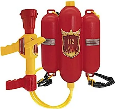 Immagine prodotto di Idena spruzzatore d'acqua per vigili del fuoco con ugello regolabile e serbatoio d'acqua 40 cm