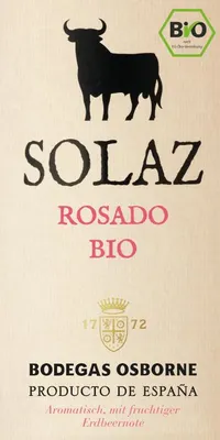 Produktbild von Solaz Rosado Puglia IGT 2023 Rioja | Spanien | 12,5% vol | 0,75 l