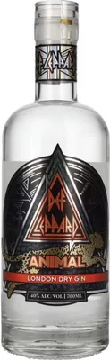 Produktbild von Def Leppard ANIMAL London Dry Gin 40.0 %  0,70 lt.