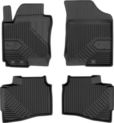 Produktbild von Fußmatten Gummimatten No.77 für Hyundai i30 I Kombi 2007-2012 TPE Schwarz 4 tlg