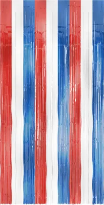 Produktbild von Vorhang Rot-Weiß-Blau 2m x 1m