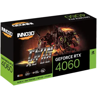 Obrázek produktu pro Inno3D RTX4060 Twin X2 OC          8GB GDDR6 HDMI 3xDP