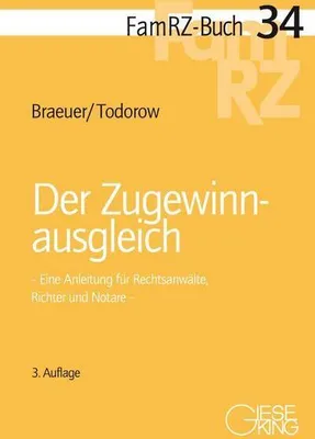 Obrázok produktu pre Der Zugewinnausgleich