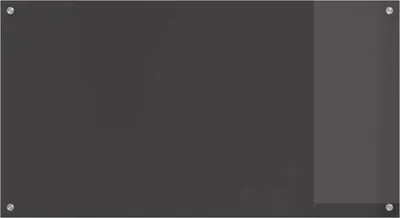 Image de vidaXL Dos de cuisine gris foncé 110 x 60 cm Verre trempé
