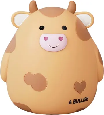 Image de Cochon tirelire mignon, grande capacité, cadeau pour enfants, décoration d'intérieur, cadeau d'anniversaire (jaune)