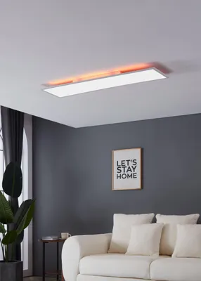 Immagine prodotto di Eglo 98767 SALOBRENA-B Plafoniera LED 32,5W 1200x300mm Bianco Telecomando controllabile Colore luce dimmerabile