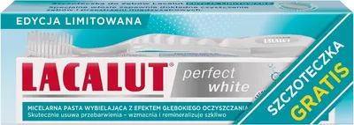 Obrázok produktu pre Lacalut Perfect White zubná pasta 75 ml s kefkou