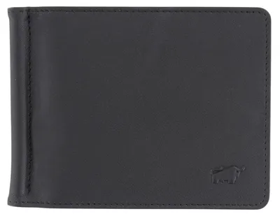 Obrázok produktu pre Portfólio ARIZONA RFID, model Dollarclip, čierna farba, pre pánov, s 8 priehradkami na karty, vyrobené z kože, vyrobené v Nemecku