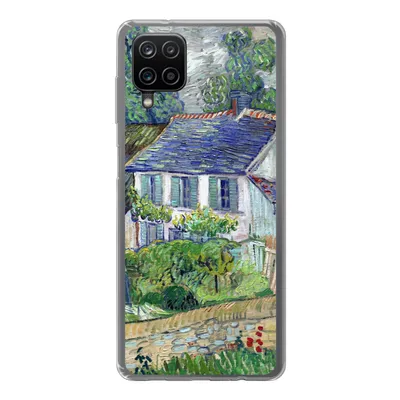 Produktbild von MuchoWow® Handyhülle Schutzhülle Hülle für Samsung Galaxy A12 Haus in Auvers - Vincent van Gogh Silikon Softcase Handy Hülle - Bild