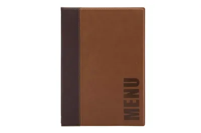 Image de Pochette Securit Menu marron clair A4 1 pièce