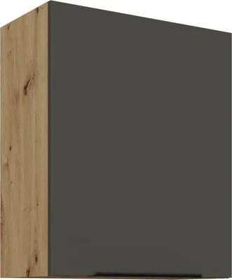 Produktbild von Oberschrank LUNARA – Breite 60 cm, Graphit/Eiche (Artisan)