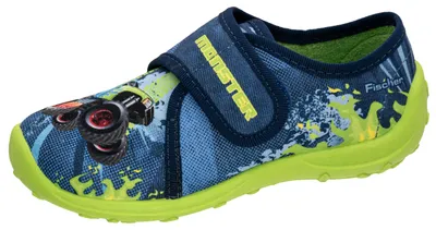 Produktbild von Fischer Markenschuh Kinder-Klett-Hausschuh