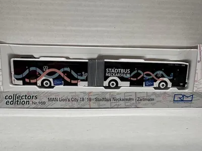 Produktbild von Rietze Gelenkbus MAN Lion\'s City G´18 Stadtbus Neckarsulm - Zartmann 75882