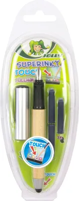 Produktbild von Jolly Füllfederhalter Superinky Touch für Smartphones und Tablets, inkl. 3 Tintenpatronen (blau)