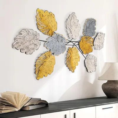 Obrázok produktu pre Wallity, kovová dekorácia na stenu, ručne maľovaná, rozmer 117x57 cm, 100% kov, kód výrobcu