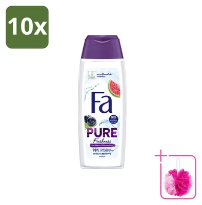 Image de 10 x Gel douche Pure Freshness - Acai & Goyave - 250 ml - Pack de 10