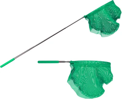 Produktbild von Ausziehbarer Kescher mit Teleskopstab 86cm Teleskop-Stab - grün