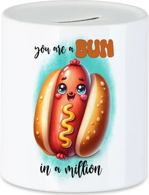 Produktbild von You Are a Bun in a Million Lustiges Hotdog Spruch Spardose