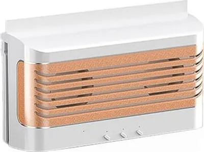 Produktbild von Auto-Lüftungsventilator für den Innenbereich, kompakt und tragbar, solarbetrieben leicht, Weiß