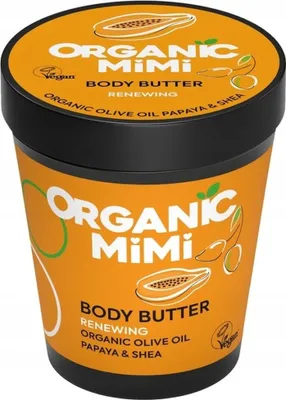 Produktbild von Omladzujúce olivové a PAPAPOVÉ telové maslo (SHEA butter) BIO MiMi (200 ml)