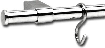 Produktbild von Kesseböhmer Linero 2000 Relingrohr Set, Länge 596 mm Stahl Edelstahl-Effekt